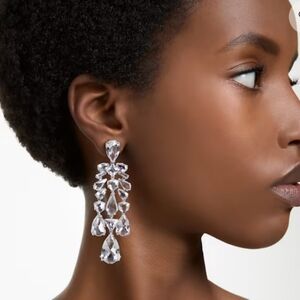 Swarovski Mesmera Chandelier Clip Earrings